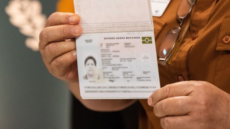 Ejemplo número pasaporte mexicano