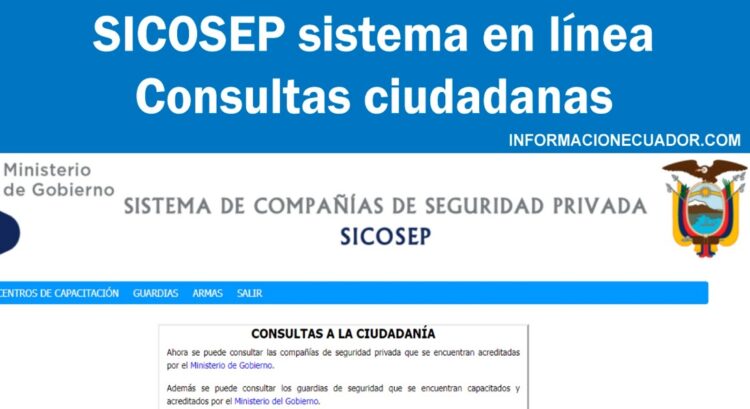 Plataforma SICOSEP